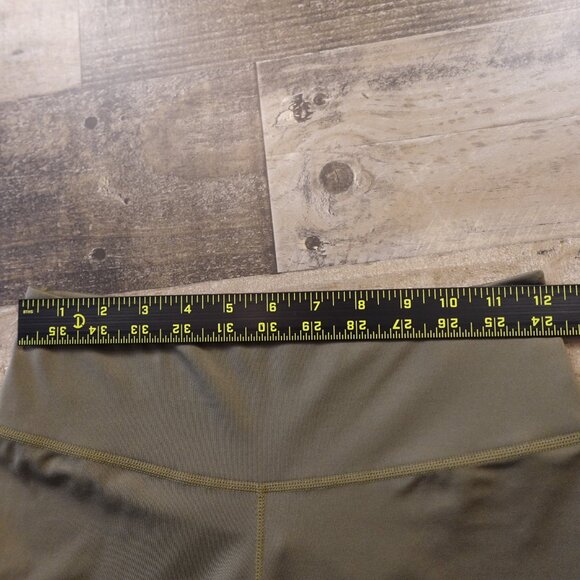 Nike One High Waisted Full Length Leggings Women’s Small Olive Green Dri-FIT - Picture 6 of 11